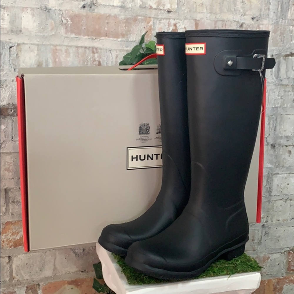 Womens Hunter Boot Original Tall Matte Black!!